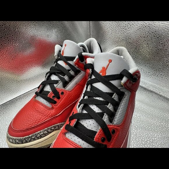 RARE 🚀 Size 8 - Nike Air Jordan 3 Retro SE Red Ck5692-600 Basketball Sneaker - Picture 7 of 12